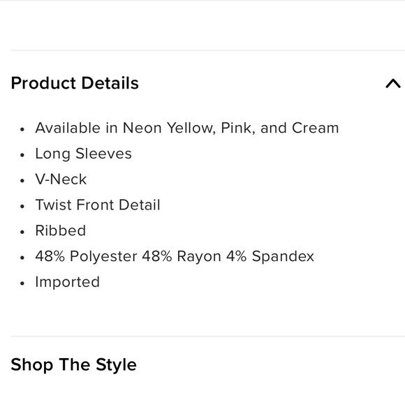 Fashion Nova Twisted Sista Ribbed Top | Cream - Picture 8 of 8